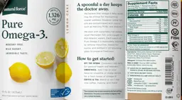 Label for Pure Omega-3 Lemon Cake