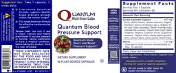 Label for Quantum Blood Pressure Support