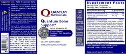 Label for Quantum Bone Support
