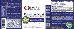 Label for Quantum Noni