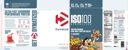 Label for ISO100 Hydrolyzed Cocoa Pebbles Flavor