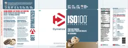 Label for ISO100 Hydrolyzed Cookies & Cream