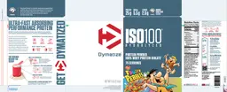 Label for ISO100 Hydrolyzed Fruity Pebbles Flavor