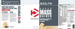 Label for Super Mass Gainer Gourmet Vanilla