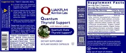 Label for Quantum Thyroid Support
