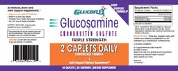 Label for Glucosamine & Chondroitin Sulfate