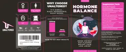 Label for Hormone Balance
