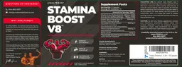 Label for Stamina Boost V8