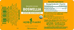 Label for Boswellia