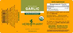 Label for Garlic