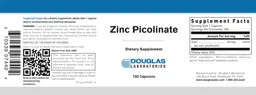 Label for Zinc Picolinate