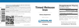 Label for Timed Release Iron