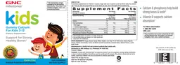 Label for Kids Gummy Calcium