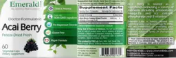 Label for Acai Berry