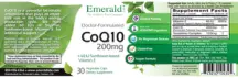 Label for CoQ10 200 MG