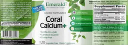 Label for Coral Calcium+