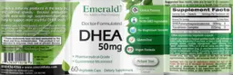 Label for DHEA 50 mg