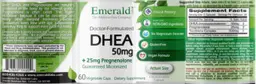 Label for DHEA 50 mg + Pregnenolone 25 mg