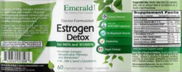 Label for Estrogen Detox