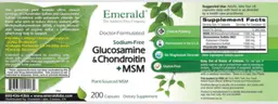 Label for Glucosamine & Chondroitin + MSM