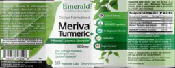 Label for Meriva Turmeric +