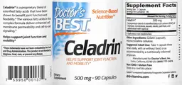 Label for Celadrin 500 mg