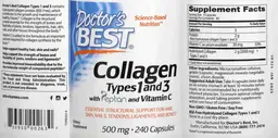 Label for Collagen Types 1 and 3 500 mg