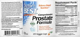 Label for Comprehensive Prostate Formula