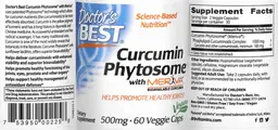 Label for Curcumin Phytosome with Meriva