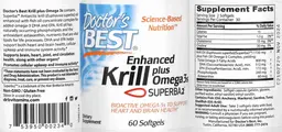 Label for Enhanced Krill Plus Omega 3s
