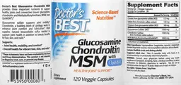 Label for Glucosamine Chondroitin MSM with OptiMSM