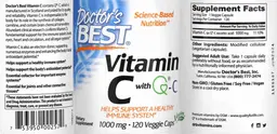Label for Vitamin C with Q-C 1000 mg