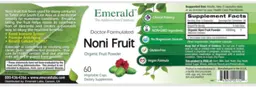 Label for Noni Fruit