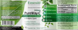 Label for PureWay-C 500 mg