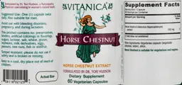 Label for Horse Chestnut