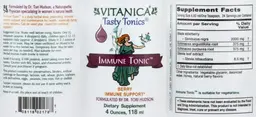 Label for Immune Tonic Berry