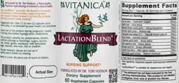 Label for LactationBlend