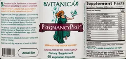 Label for Pregnancy Prep