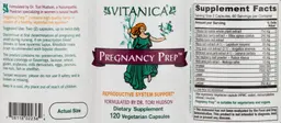 Label for Pregnancy Prep