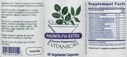 Label for Rauwolfia Extra