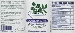Label for Rauwolfia Extra