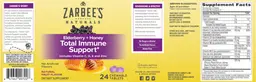 Label for Elderberry + Honey Total Immune Support Natural Fruit Flavor