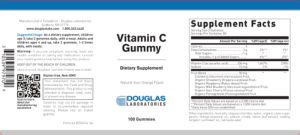 Vitamin C Gummy Natural Sour Orange Flav
