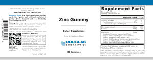 Zinc Gummy Natural Blueberry Flavor