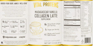 Madagascar Vanilla Collagen Latte