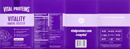 Label for Vitality Immune Booster Grape Citrus