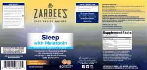 Sleep with Melatonin Natural Orange Flav