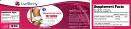 Label for Raspberry Ketones Fat Burn