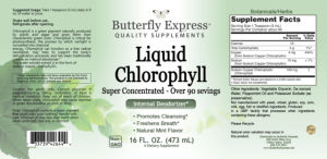 Liquid Chlorophyll Natural Mint Flavor