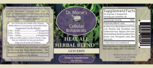 Heal All Herbal Blend Glycerin